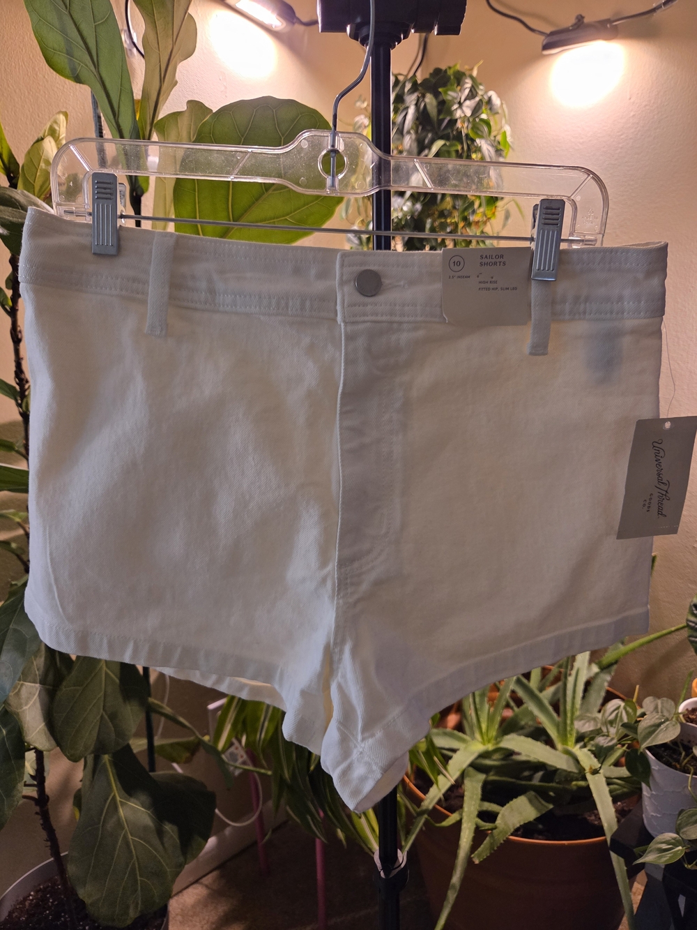 Universal Thread White High-Waist Sailor Shorts